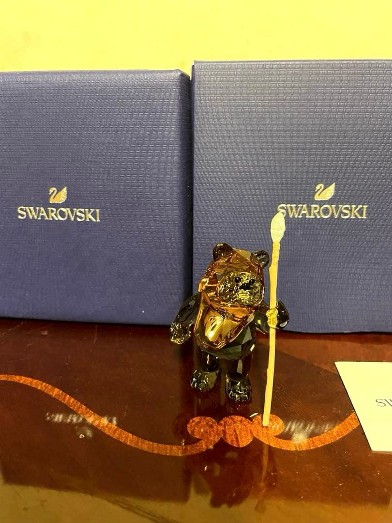 スワロフスキー SWAROVSKI スターウォーズ イウォーク ウィケット 置物