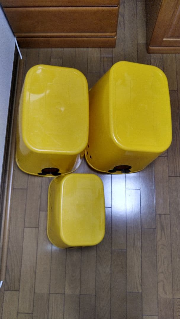 ディズニー ミッキーマウス やわらかバケツ 3個 錦化成 日本製