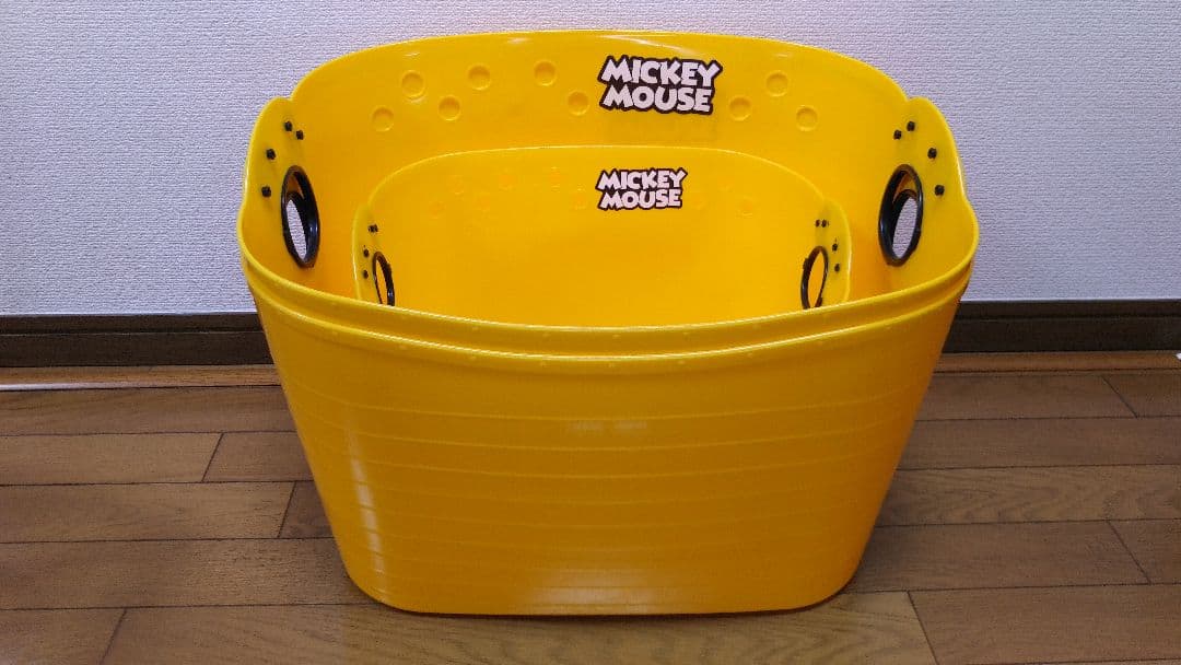 ディズニー ミッキーマウス やわらかバケツ 3個 錦化成 日本製