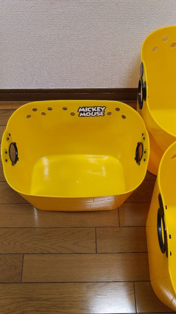 ディズニー ミッキーマウス やわらかバケツ 3個 錦化成 日本製