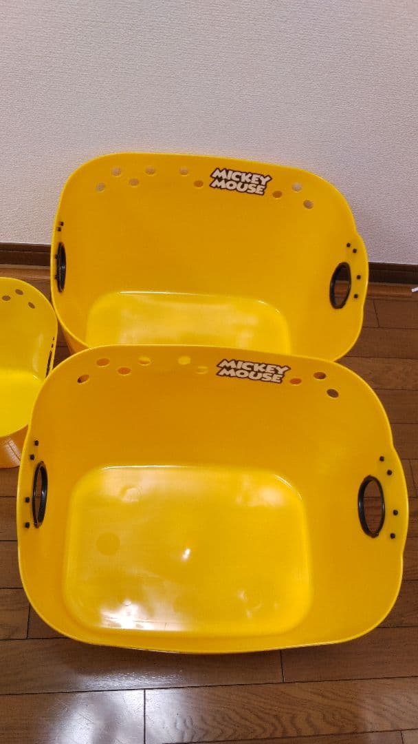 ディズニー ミッキーマウス やわらかバケツ 3個 錦化成 日本製