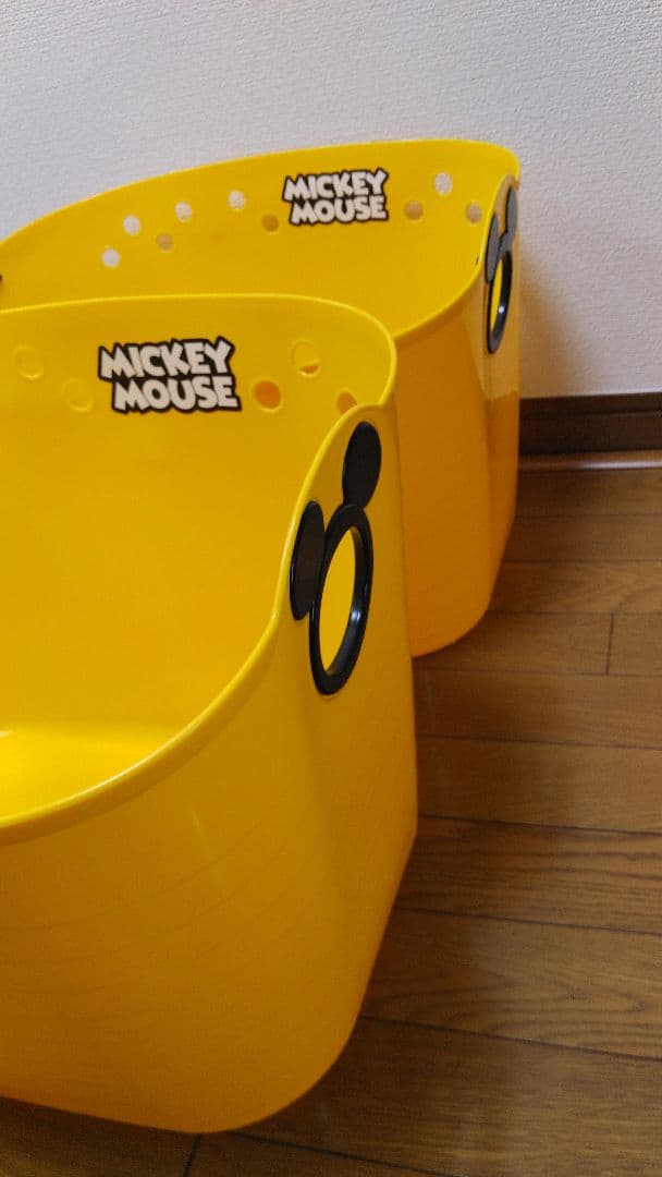 ディズニー ミッキーマウス やわらかバケツ 3個 錦化成 日本製