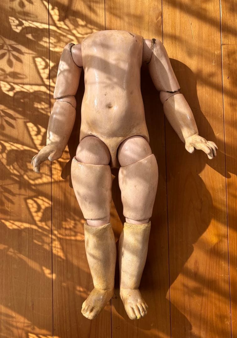 アンティークビスクドール ボディ　初期のジュモー　ポートレート　トリステ