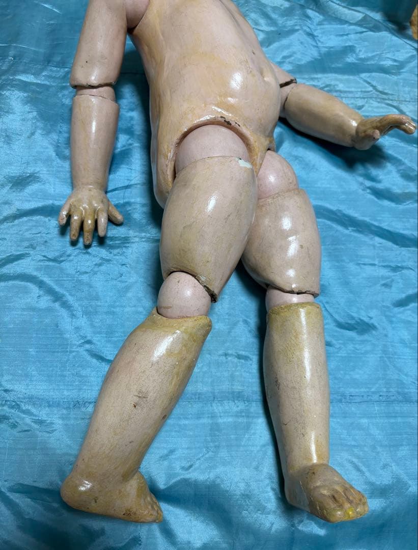 アンティークビスクドール ボディ　初期のジュモー　ポートレート　トリステ