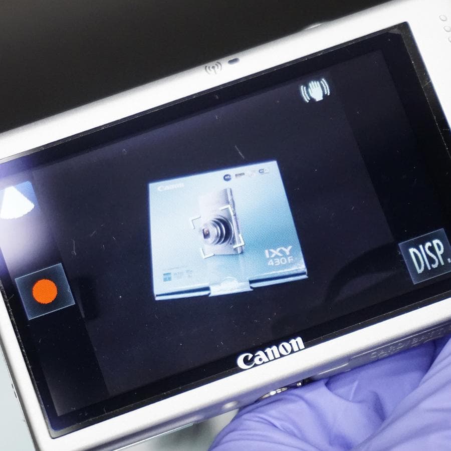 Canon IXY 430F シルバー デジタルカメラ 元箱 動作確認済み