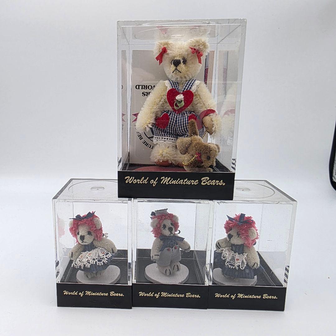 world of miniture bear テディベア　フィギュア　置き物