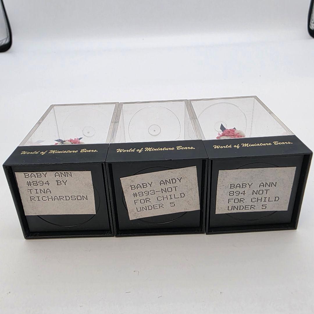 world of miniture bear テディベア　フィギュア　置き物