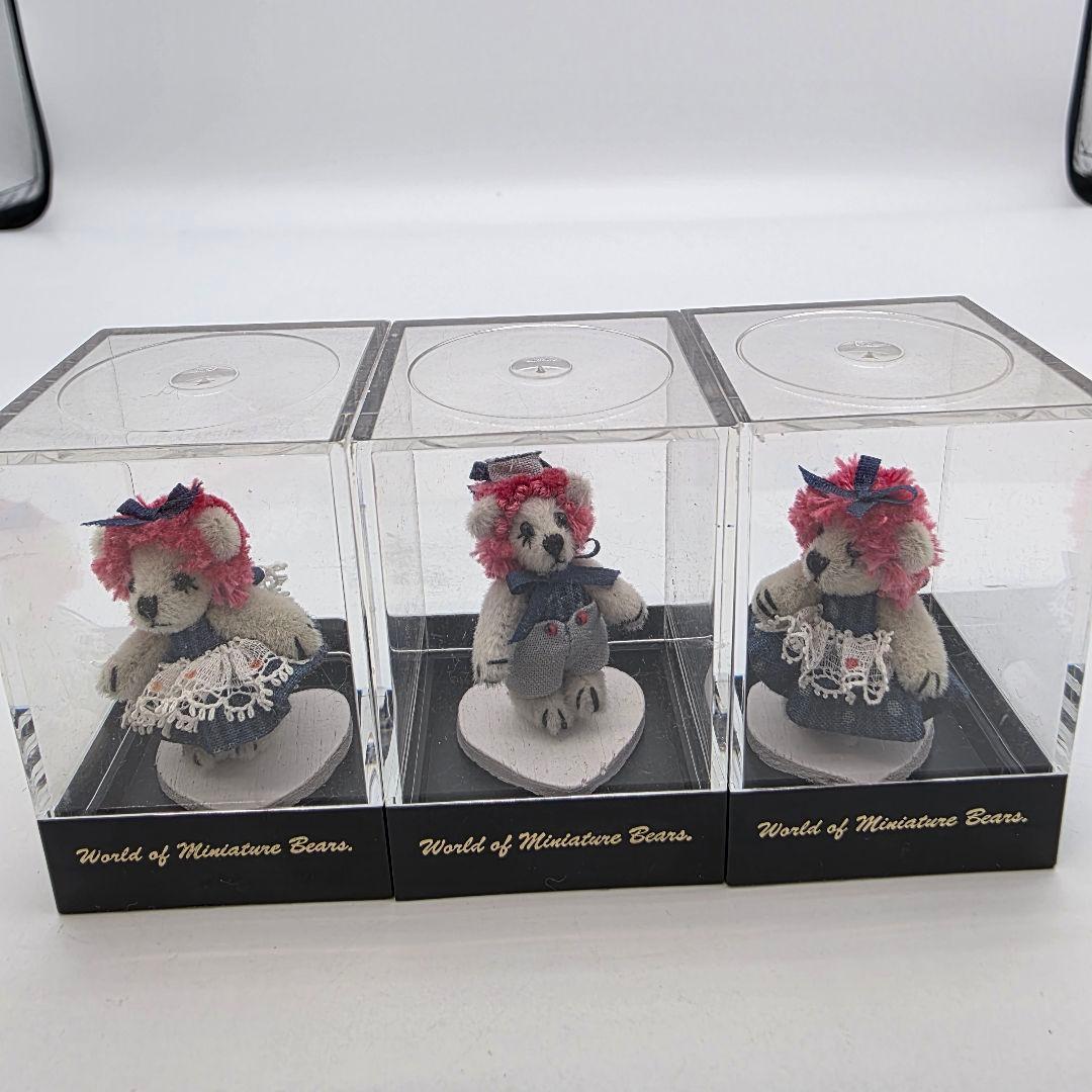world of miniture bear テディベア　フィギュア　置き物