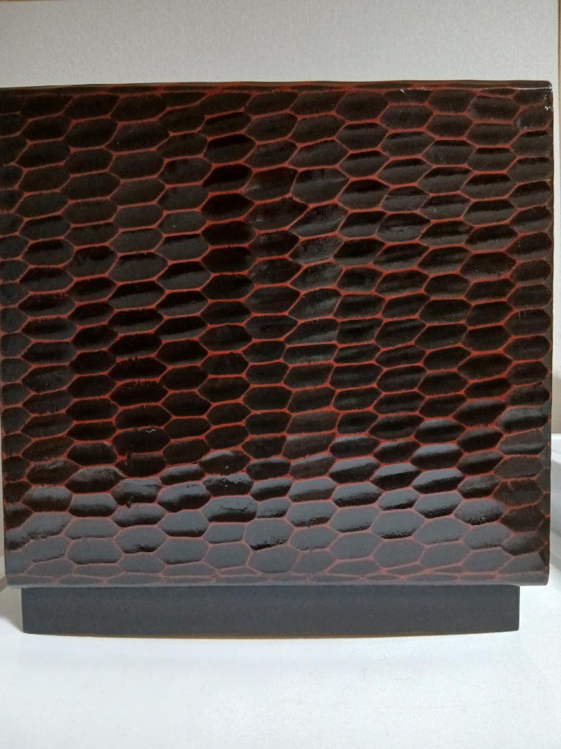 鎌倉彫　小物入れ4段(少し大きめ) 縦29×横40×高さ29.5cm