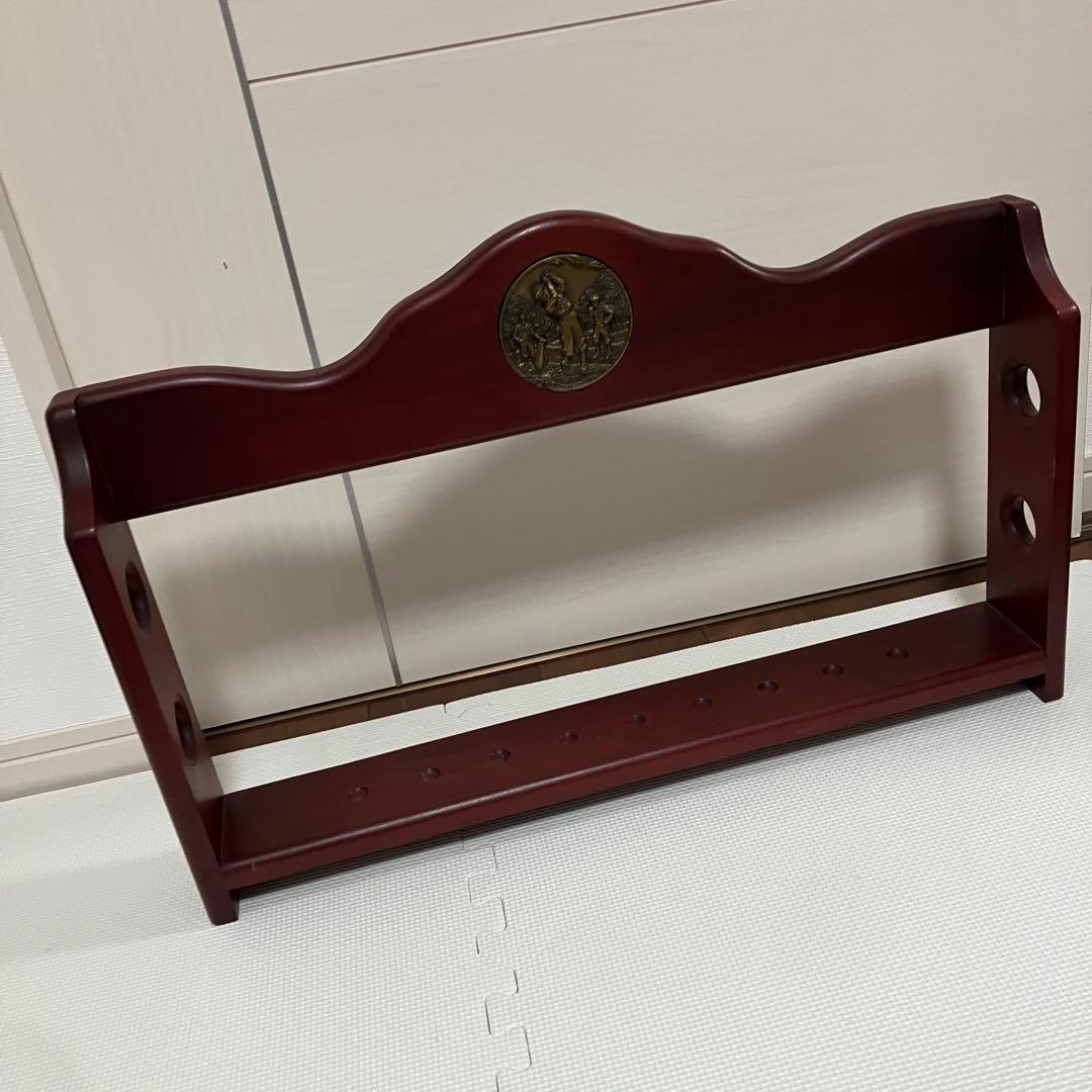 パターラック　ディスプレイスタンド　木製　ゴルフ　インテリア　ウォールラック