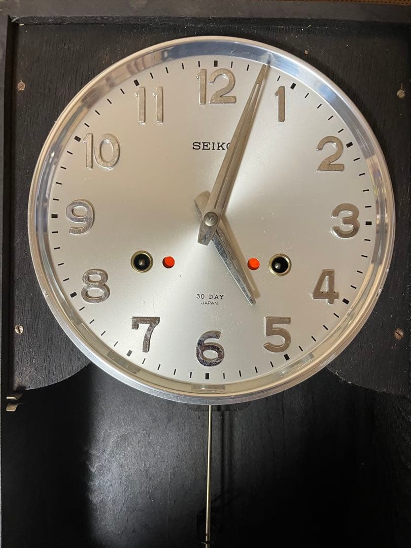 a284/激レア★美品★SEIKOSHA 昭和レトロ ゼンマイ時計 アンティーク