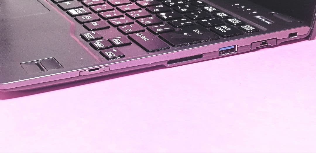 超軽量薄い❣️オフィス✨SSD128✨i5✨カメラ付黒ノートパソコン✨初期設定済