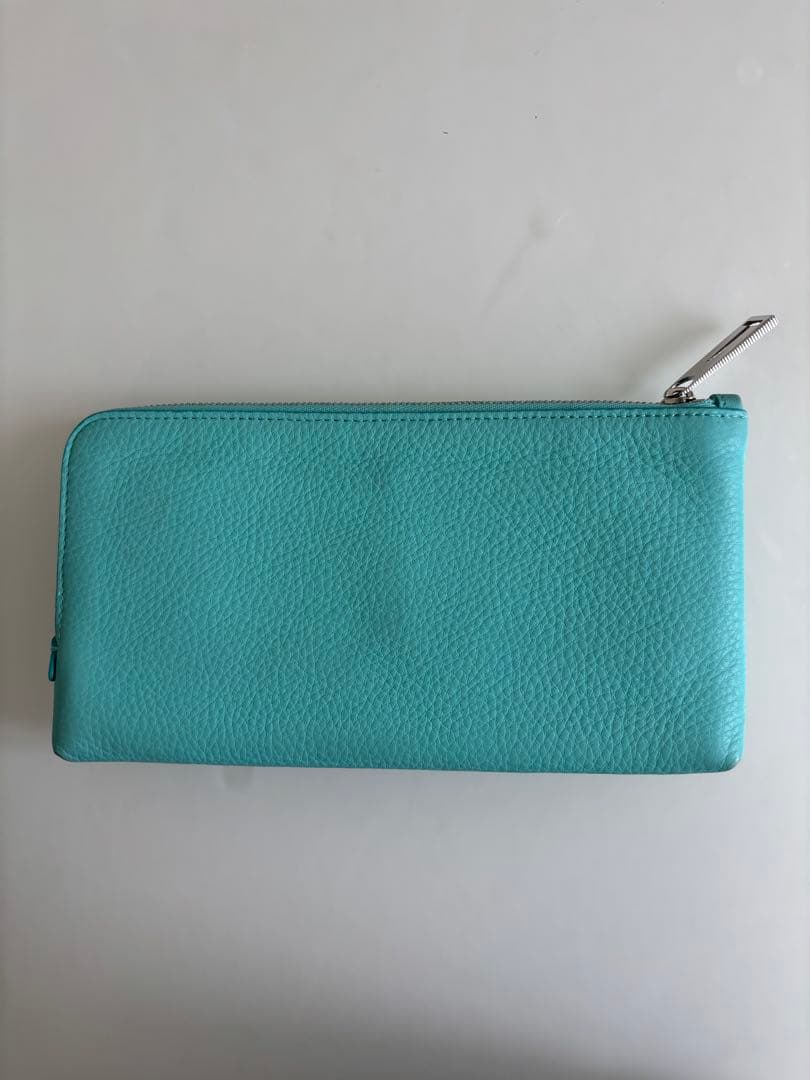 Tiffany & Co. ターコイズ レザー 長財布