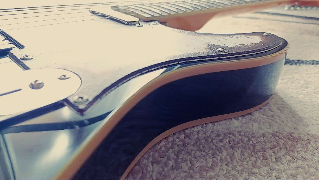 38Guitars テレキャスター カスタム TL Black レリック 錆加工