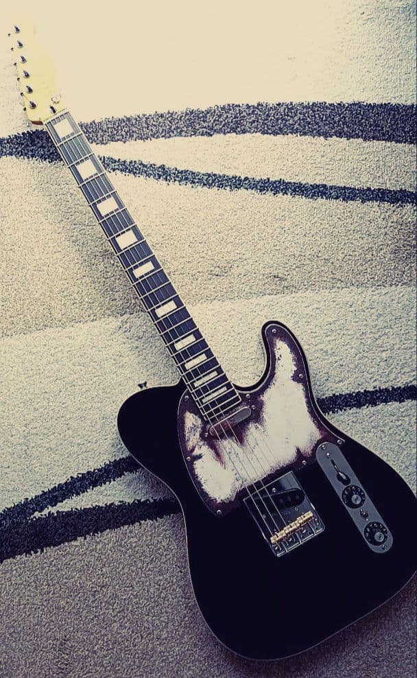 38Guitars テレキャスター カスタム TL Black レリック 錆加工