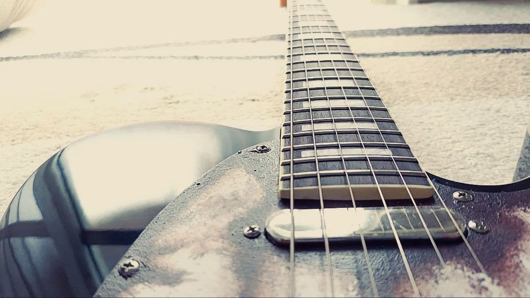 38Guitars テレキャスター カスタム TL Black レリック 錆加工