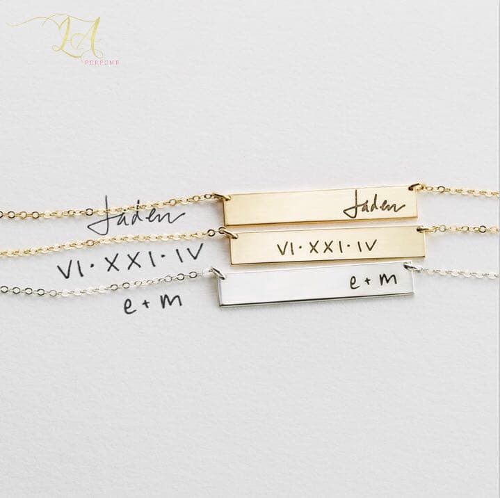 手書きの文字がそのままネックレスに！！♡オリジナルネックレス✨プレート✨手作り