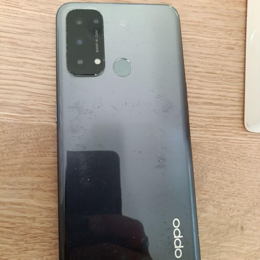 oppo reno5a スマートフォン 本体 手帳型ケース付き(グリーン)