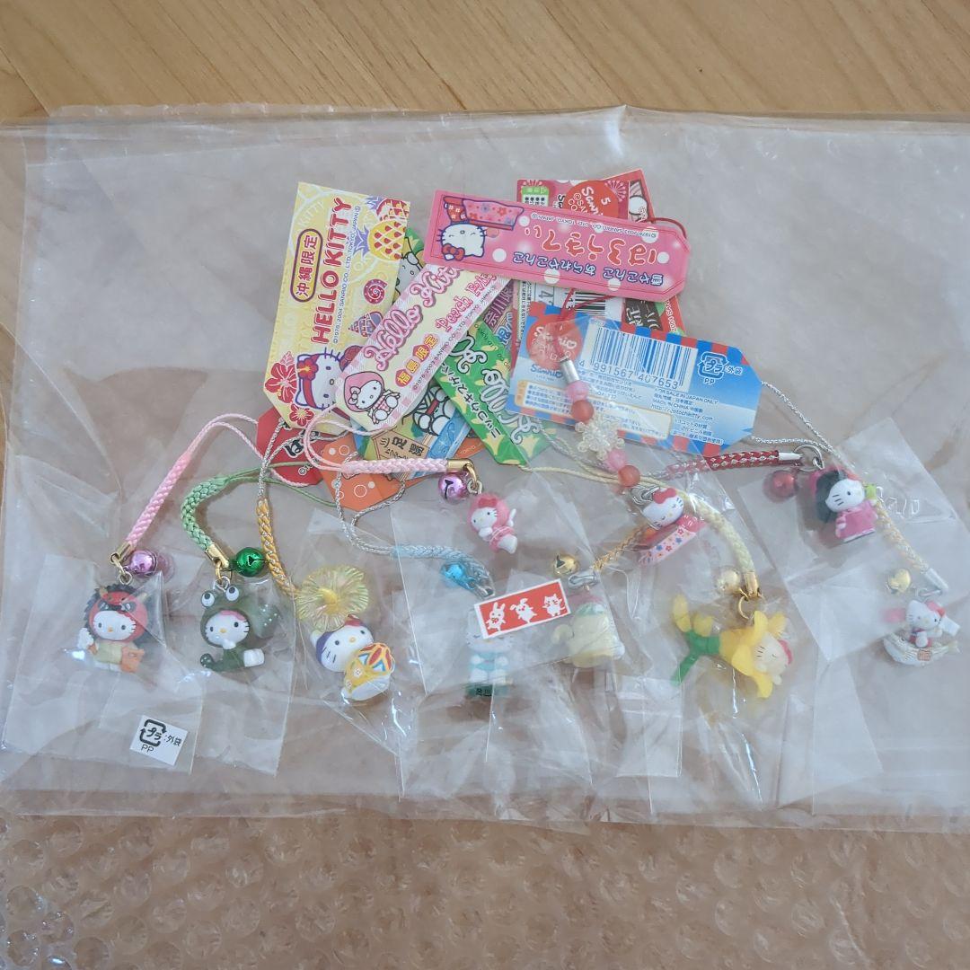 ハローキティ ストラップセット １０個