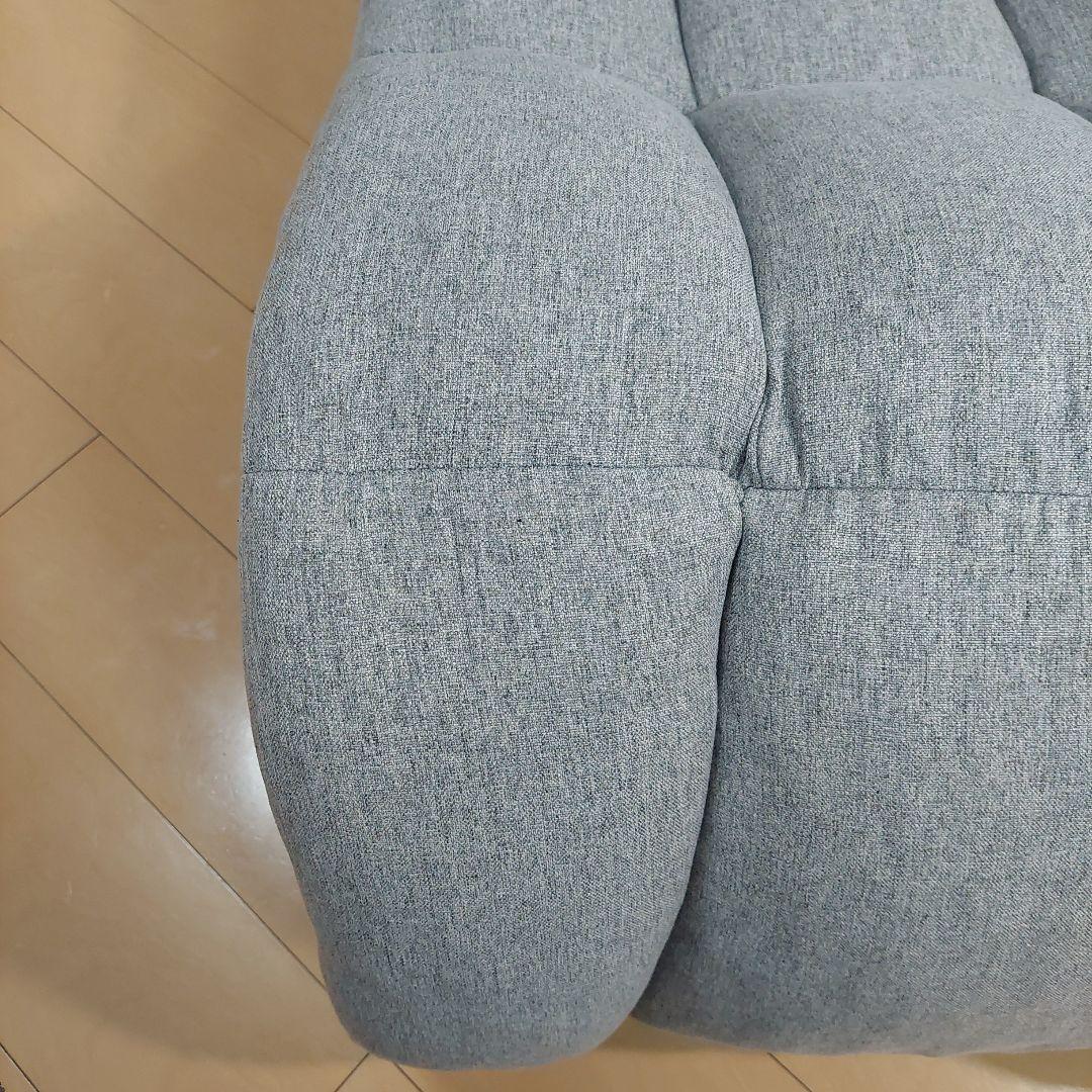 美品★明光ホームテック ハンモック座椅子 ライトグレーDXLF-マルク