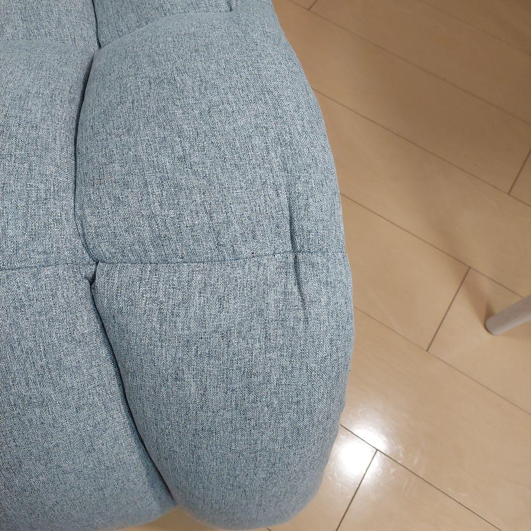 美品★明光ホームテック ハンモック座椅子 ライトグレーDXLF-マルク