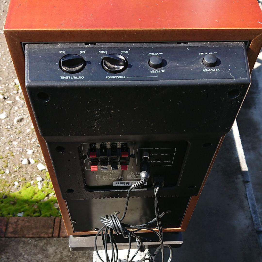 スピーカー・ウーファー ONKYO POWERED SUBWOOFER SL-407
