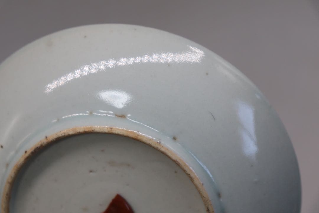 中国　清時代　粉彩　人物紋小皿　送料込み1014