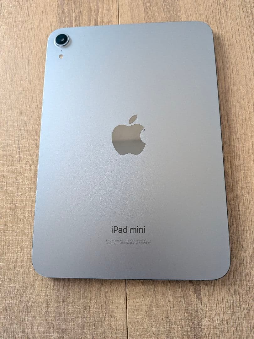 US版 Apple iPad mini 7 ブルー 128 wifiレザーカバー