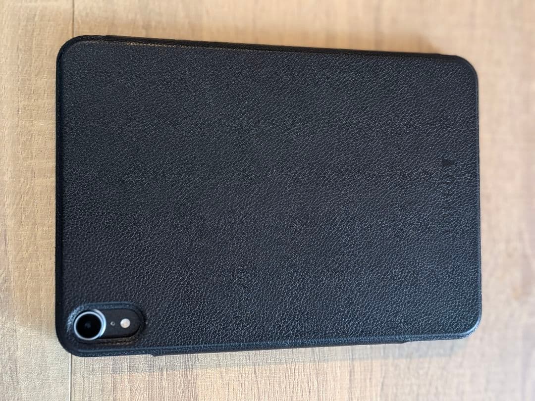 US版 Apple iPad mini 7 ブルー 128 wifiレザーカバー