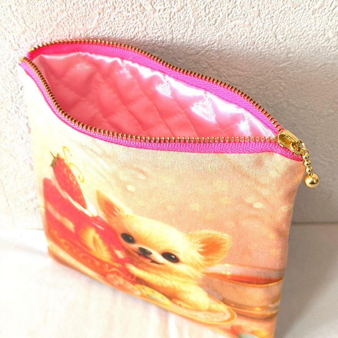 An＊様】ハンドメイドオーダー★チワワ★巾着&バッグ&ストラップ&ポーチ6点