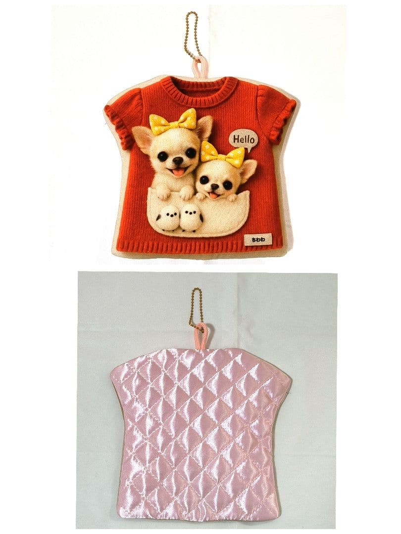 An＊様】ハンドメイドオーダー★チワワ★巾着&バッグ&ストラップ&ポーチ6点