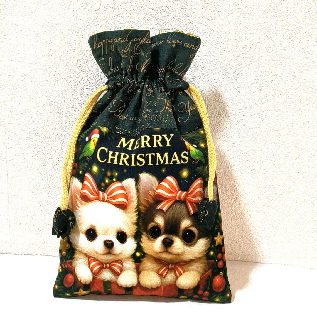 An＊様】ハンドメイドオーダー★チワワ★巾着&バッグ&ストラップ&ポーチ6点