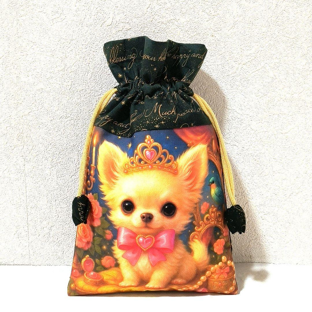 An＊様】ハンドメイドオーダー★チワワ★巾着&バッグ&ストラップ&ポーチ6点