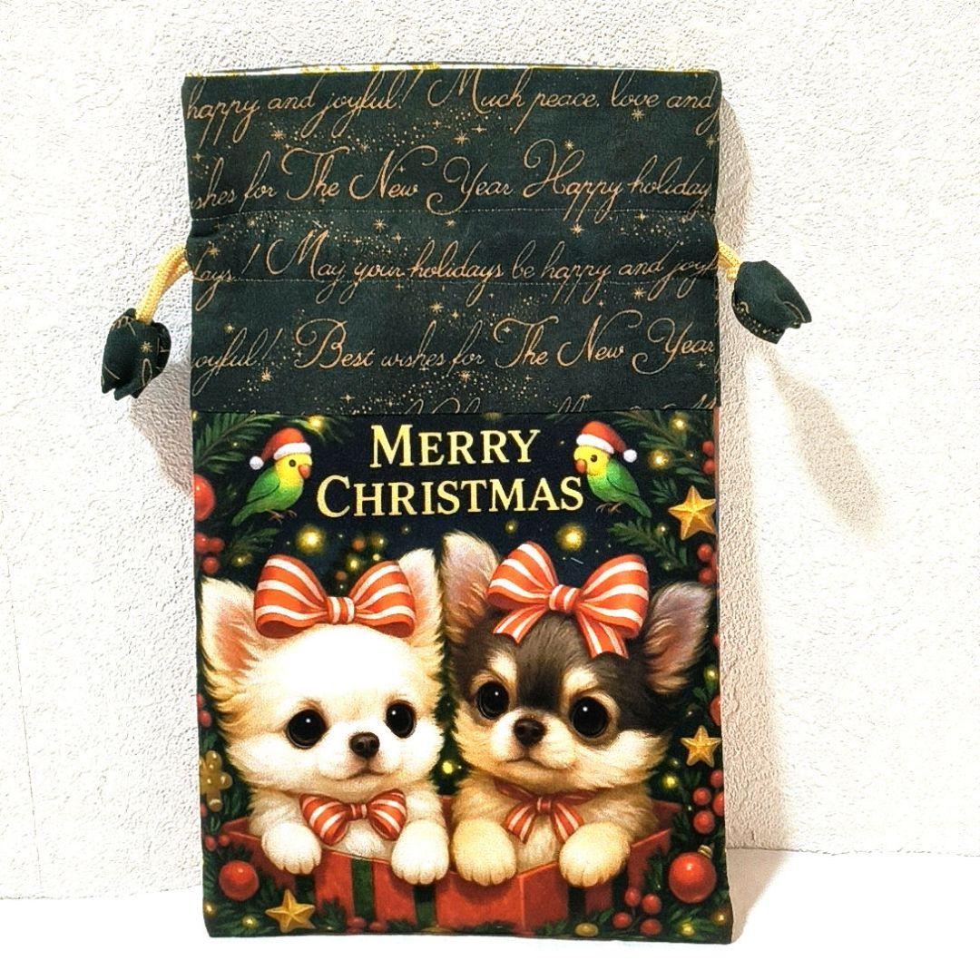 An＊様】ハンドメイドオーダー★チワワ★巾着&バッグ&ストラップ&ポーチ6点