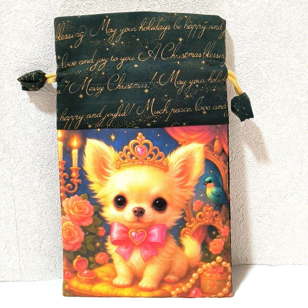 An＊様】ハンドメイドオーダー★チワワ★巾着&バッグ&ストラップ&ポーチ6点