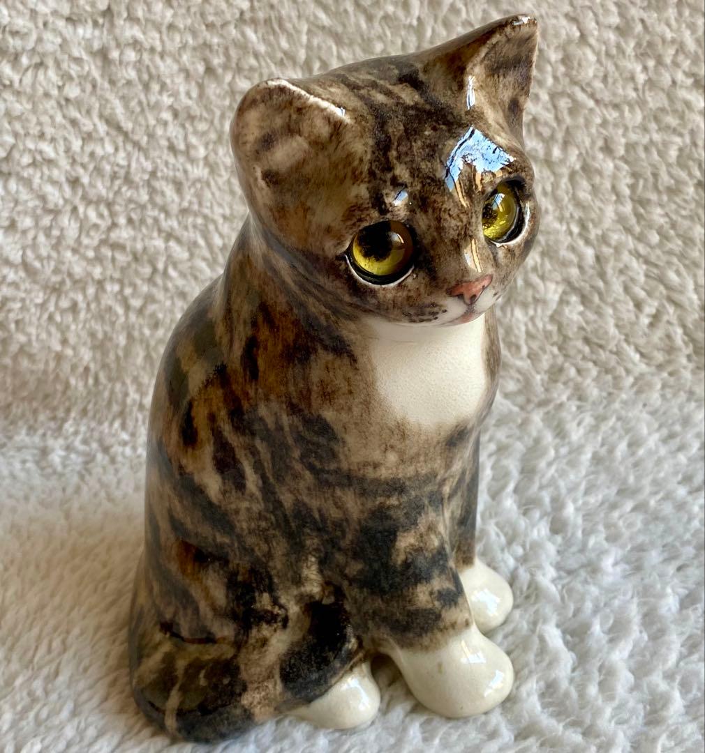 サイズ2　ウィンスタンレイキャット　ケンジントンキャット　キジトラ仔猫　貫入無し