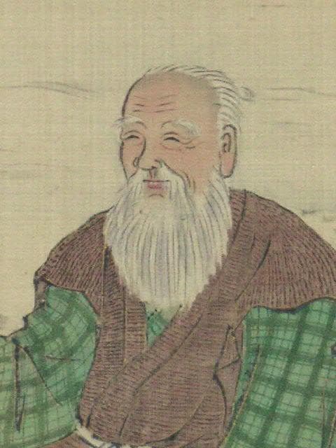 ♥掛軸　日本画　高砂図　【 鶴年 】　掛け軸　骨董品