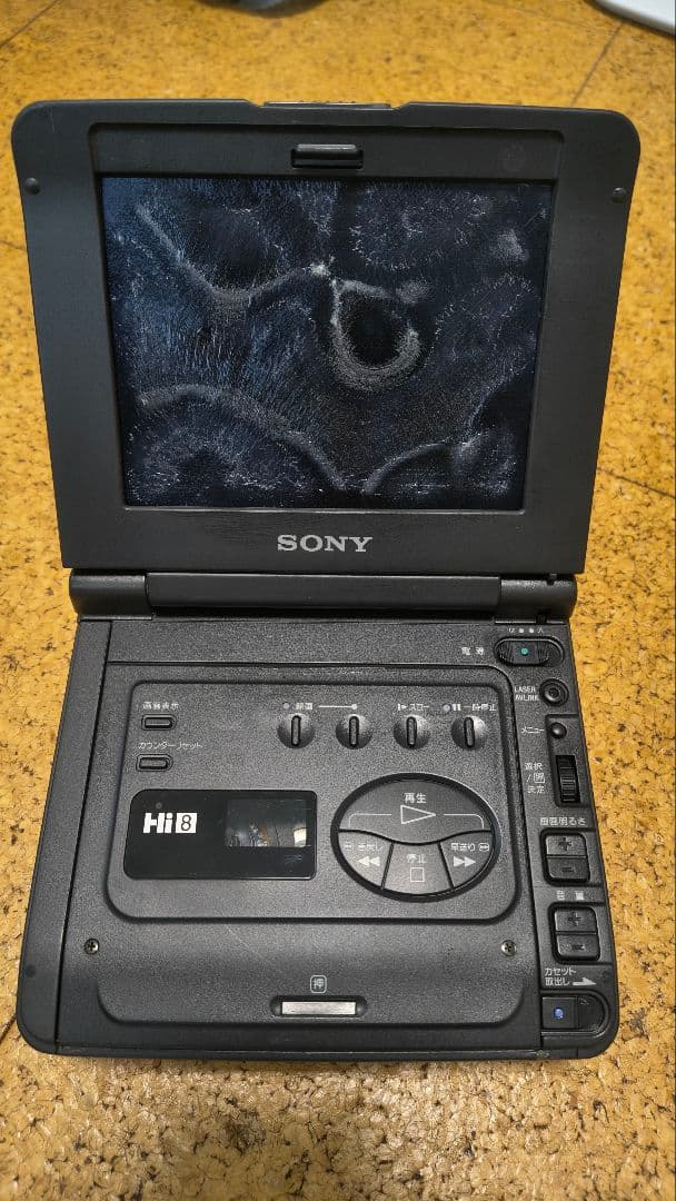 SONY VIDEO WALKMAN　不作動ジャンク品