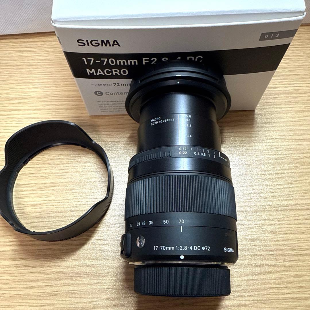 SIGMA 17-70mm F2.8-4 DC MACRO・ニコンF