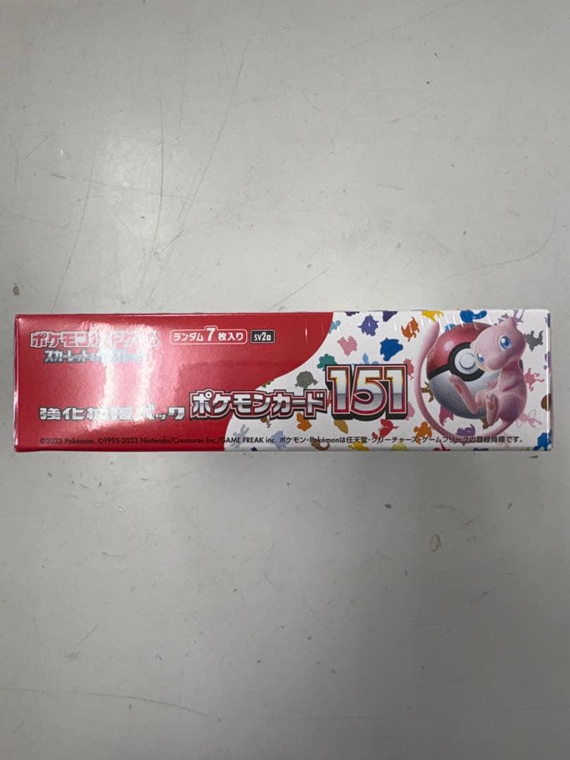 ※中央部箱潰れ有り　ポケモンカード　151 1box シュリンク付き