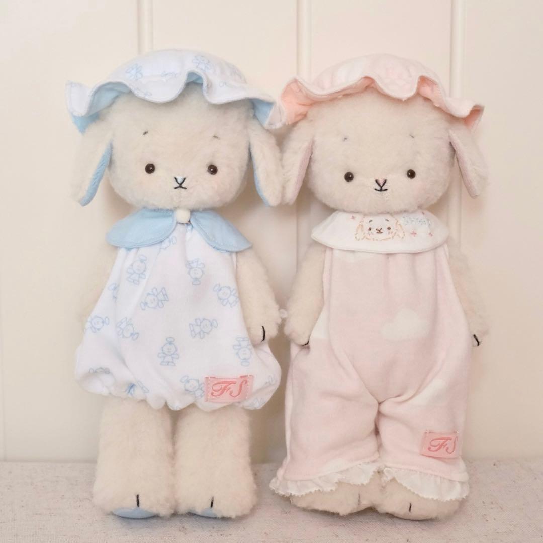 モコモコの双子仔羊 ぬいぐるみ 海外作家様 ハンドメイド ロリィタ 部屋飾り