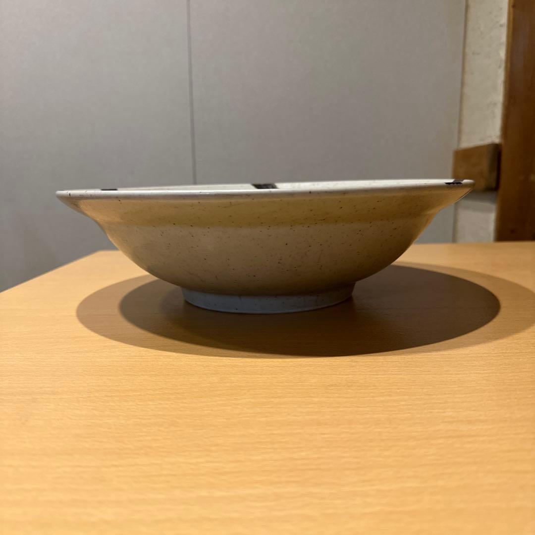 白黒渦巻き模様 深大皿　陶磁器　6個セット
