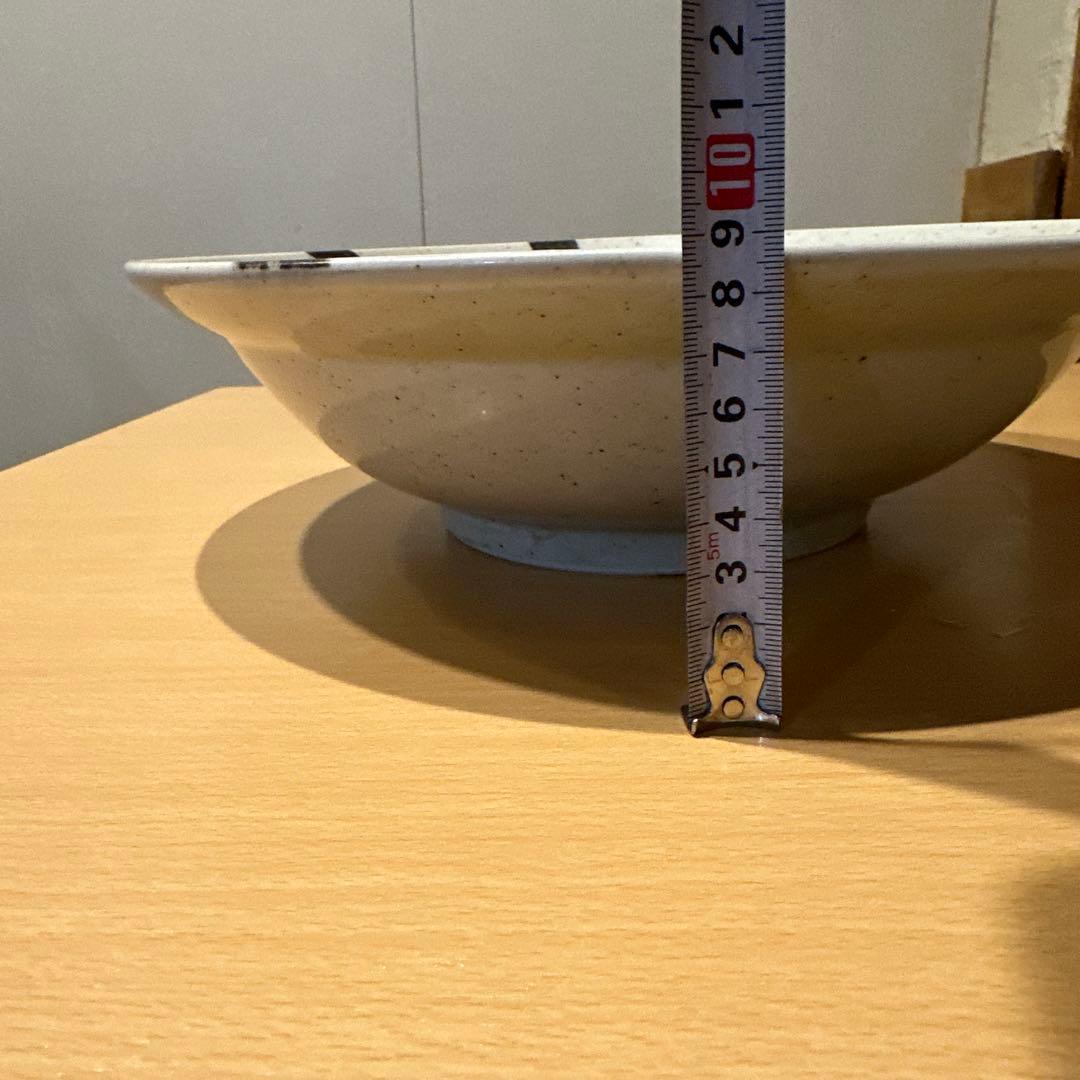 白黒渦巻き模様 深大皿　陶磁器　6個セット