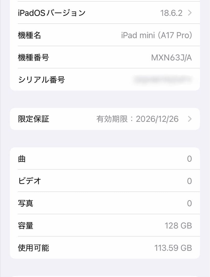 iPad mini(第7世代)128GB + Apple pencil pro