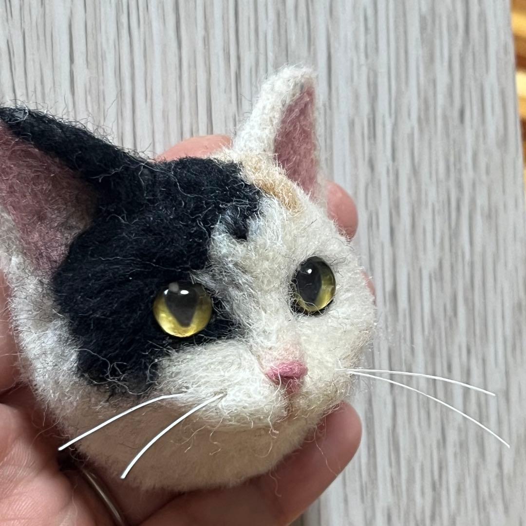 【ゆったん】　羊毛フェルト　猫