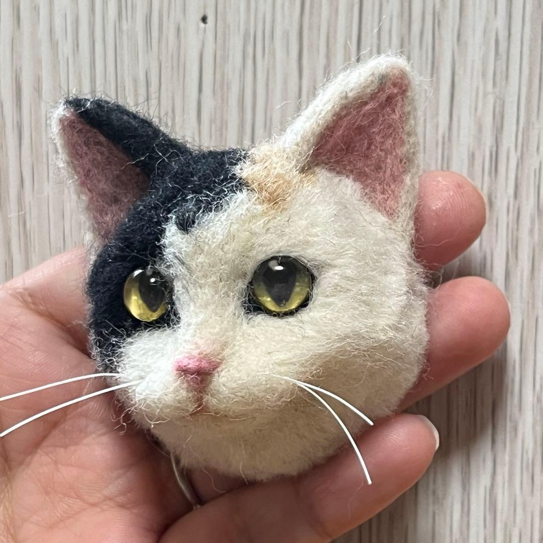 【ゆったん】　羊毛フェルト　猫