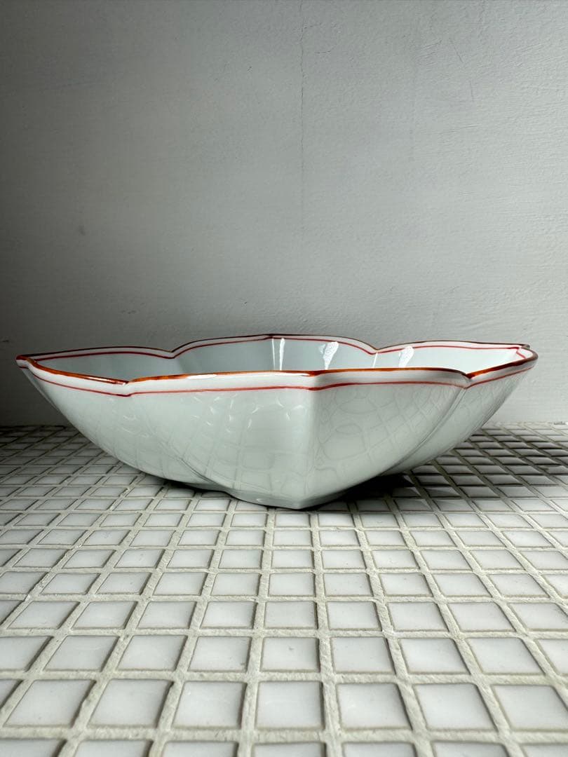 波佐見焼　洸琳窯　花型鉢　5枚おまとめ