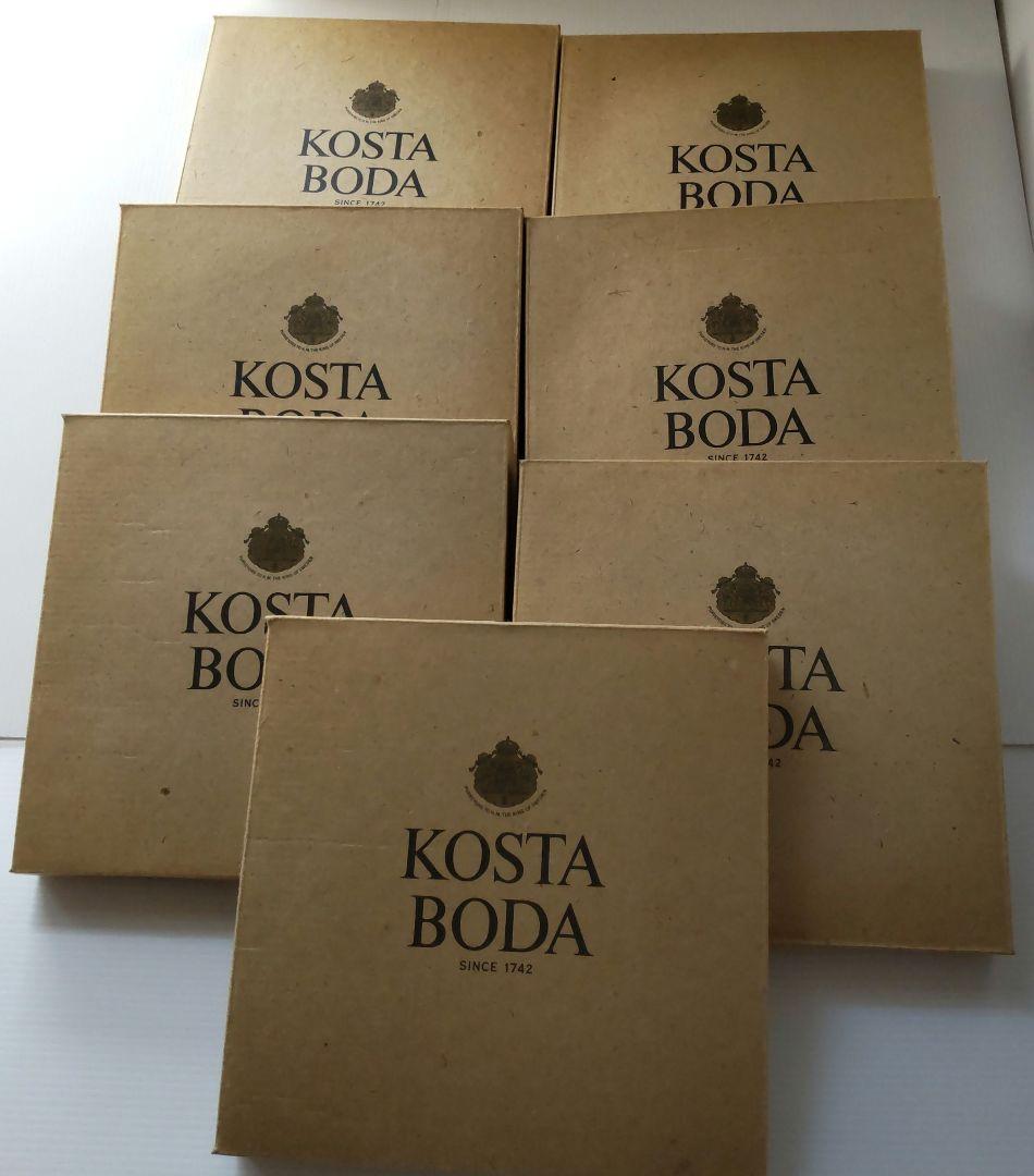 新品未使用 コスタ ボダ  KOSTA BODA  ガラス皿  当選通知付 希少
