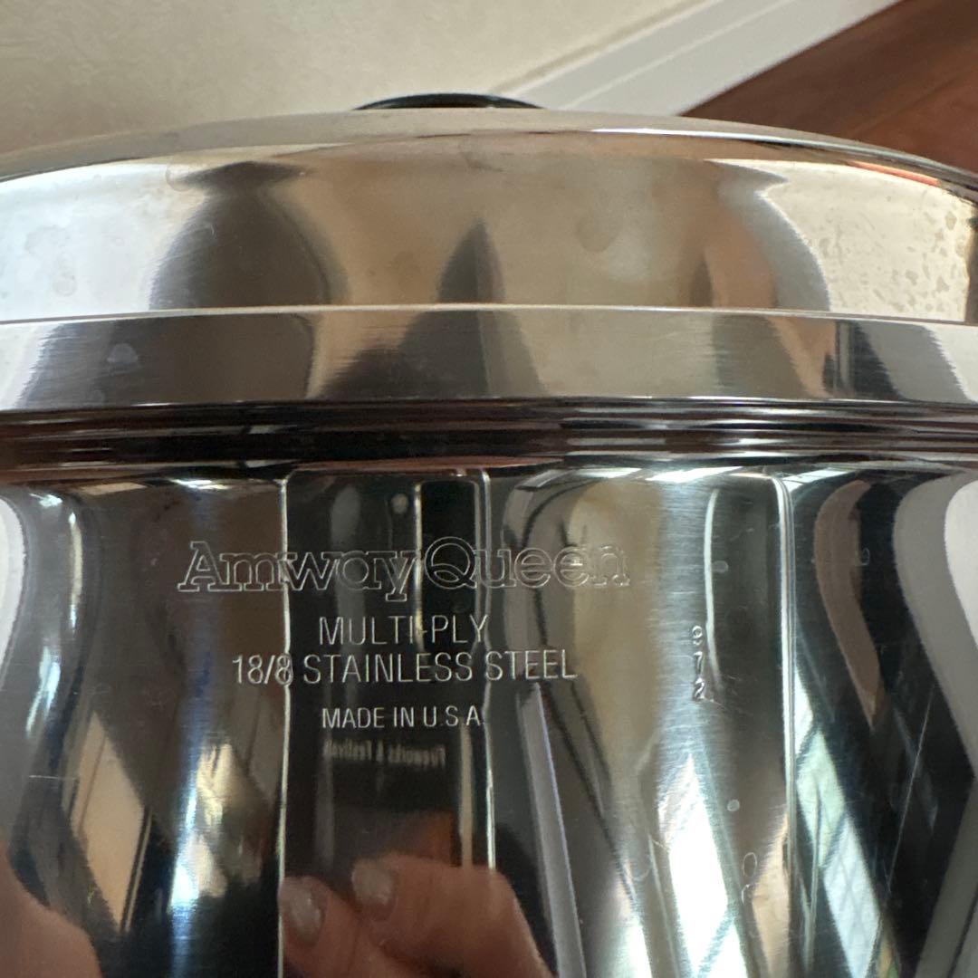 アムウェイ両手鍋・片手鍋セット ステンレススチール製