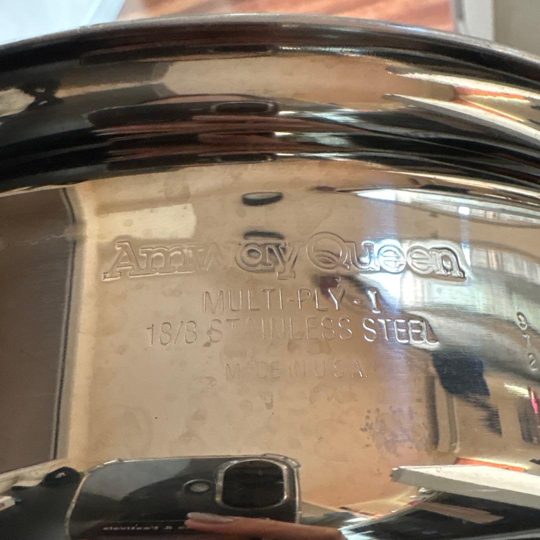 アムウェイ両手鍋・片手鍋セット ステンレススチール製